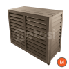 Metosi Airco Cover Compuesto Walnut Medium