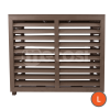 Metosi Airco Cover Compuesto Walnut Large